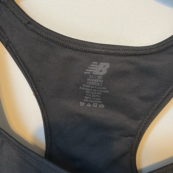 New Balance Black Women's Racerback Tank - Picture 4 of 4